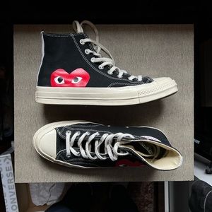 Converse Comme de Garcons play sz 8